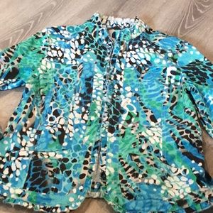 💧 Jacket Top with Ruffled Trim 💧